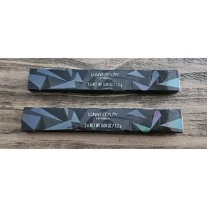Lot Of 2 Lunar Beauty Lip Liner Duo • Doodle & Blushing • 2x 0.04 Each